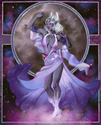 Full Body Noveau Illustration